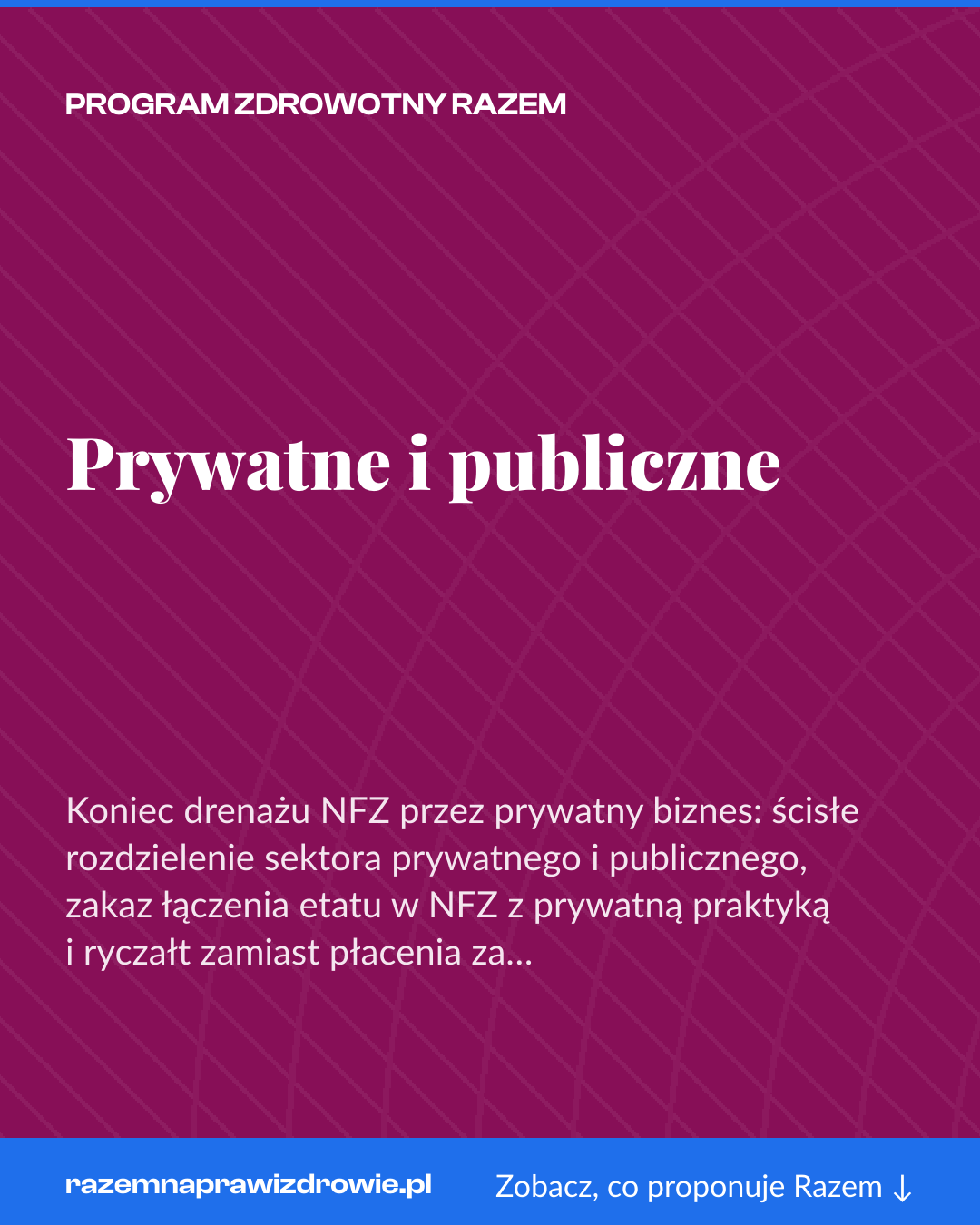 Grafika pionowa do udostępnienia: Prywatne i publiczne
