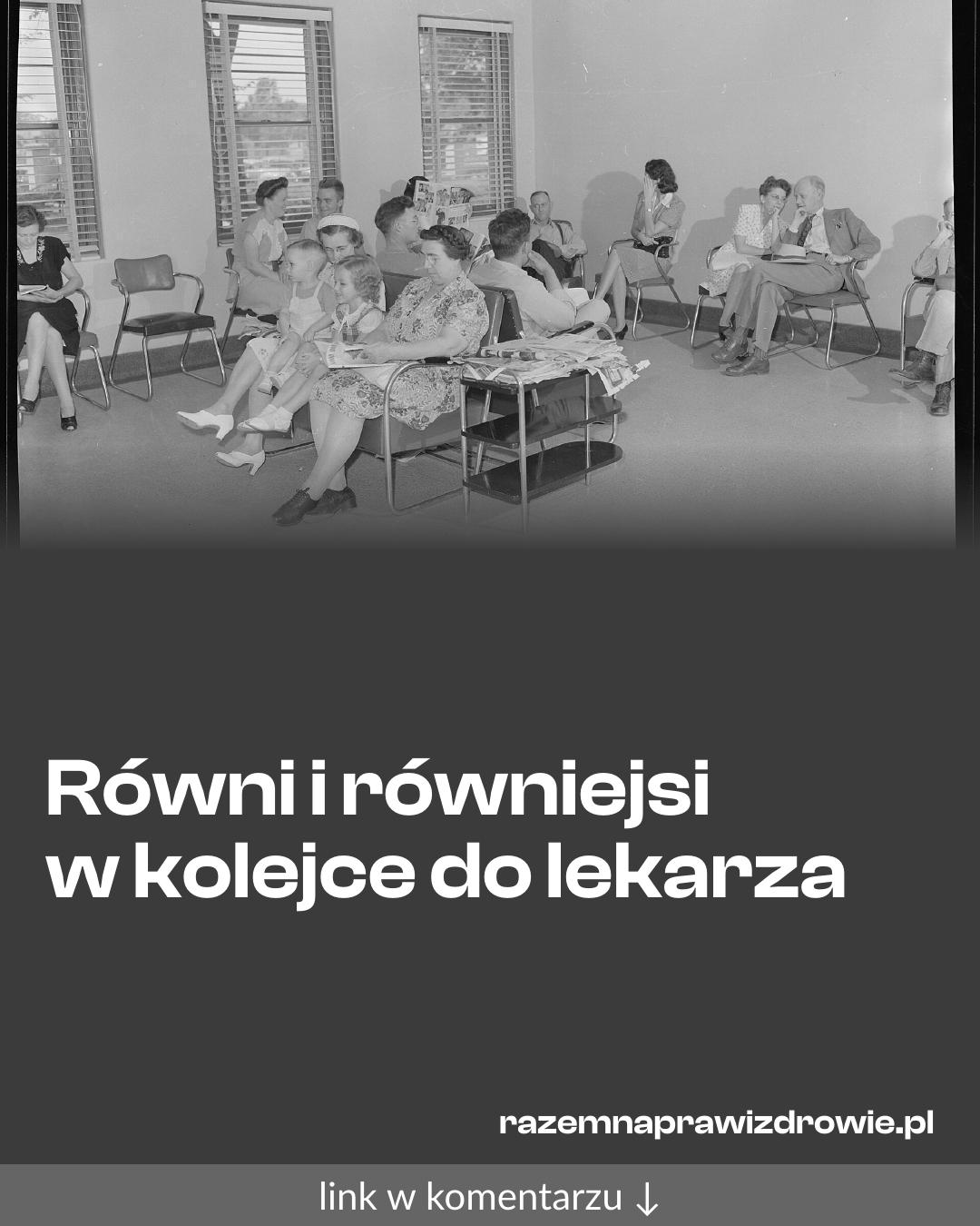 Grafika do udostępnienia: Równi i równiejsi w kolejce do lekarza